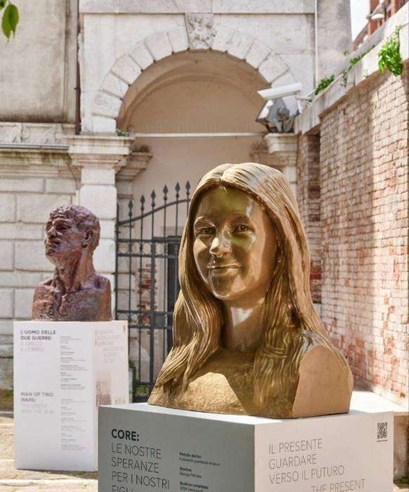 Hellenic Heads installed in Venice